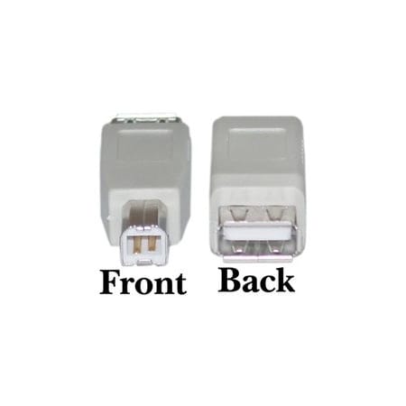 Cable Wholesale USB A to B Adapter, Type A Female to Type B Male 30U1-03300